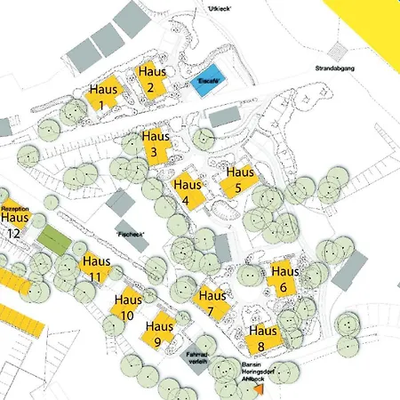 アパート Duenenhaeuser Unserusedomde Ca23qm Mit Parkplatz Direkt Am 11i3