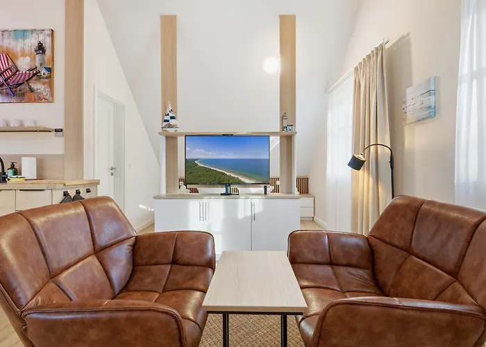 Dünenhäuser Unserusedomde Ca23qm Mit Parkplatz Direkt Am 11i3 Apartment *